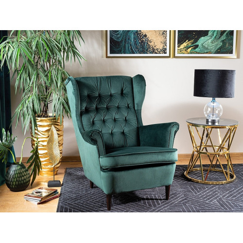 Πολυθρόνα Harry Βελούδινη σε Πετρόλ Χρώμα 90х68х100 DIOMMI HARRYV78W