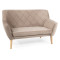 SOFA KIER 2 VELVET C. BEŻ BLUVEL 40 / BUK