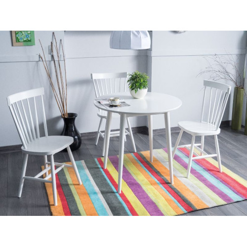 LARSON WHITE TABLE FI 90 DIOMMI LARSONB90