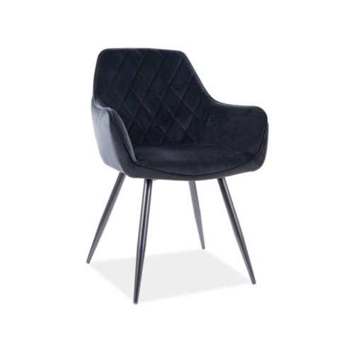 Καρέκλα τραπεζαρίας βελούδινη Linea Velvet 43 x 43x 82 DIOMMI LINEAVCC
