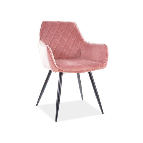 Καρέκλα τραπεζαρίας βελούδινη Linea Velvet 43 x 43x 82 DIOMMI LINEAVCRA