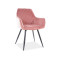 Καρέκλα τραπεζαρίας βελούδινη Linea Velvet 43 x 43x 82 DIOMMI LINEAVCRA