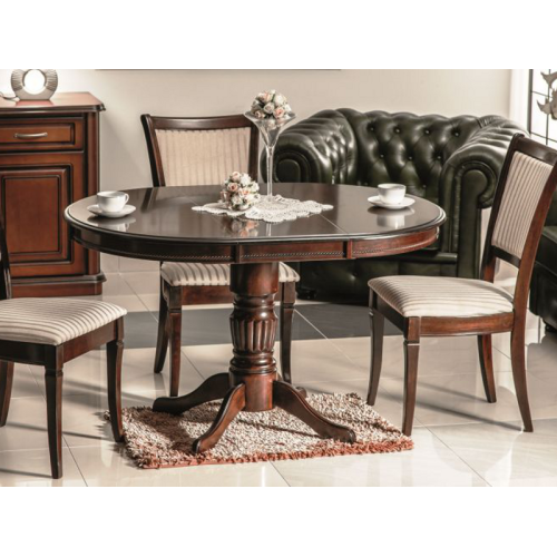 ΤΡΑΠΕΖΙ MARGO ΣΚΟΥΡΑ ΚΑΡΥΔΙΑ 90 (125) x90 DIOMMI MARGOCO