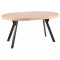 MEDAN TABLE ARTISAN OAK / BLACK FI 100 (100-168) DIOMMI MEDANDACFI100