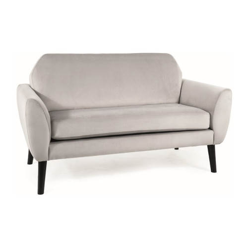 SOFA MENA VELVET J. SZARY BLUVEL 03 / WENGE