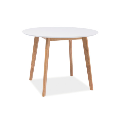 TABLE MOSSO II WHITE / OAK FI 100 DIOMMI MOSSOIIBD100