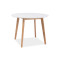 TABLE MOSSO II WHITE / OAK FI 100 DIOMMI MOSSOIIBD100