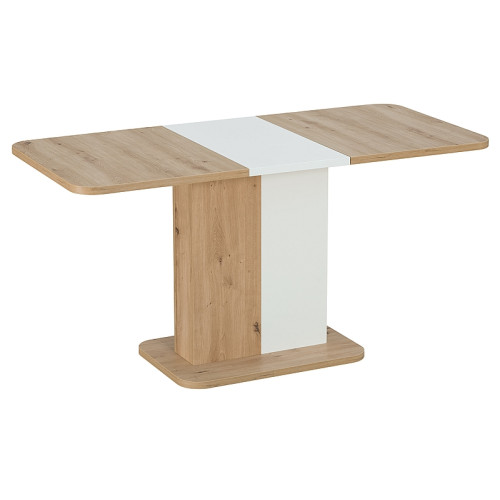 TABLE NEXT OAK ARTISAN / WHITE MAT 110(145)X68 (D) DIOMMI NEXTDABM110D