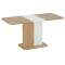 TABLE NEXT OAK ARTISAN / WHITE MAT 110(145)X68 (D) DIOMMI NEXTDABM110D