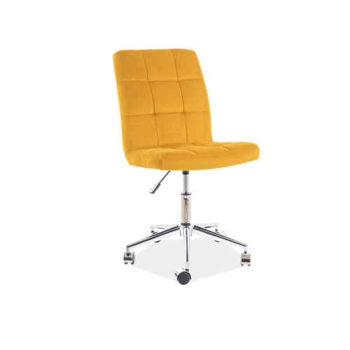 Q-020 VELVET CURRY BLUVEL 68 SIVEL CHAIR DIOMMI OBRQ020VCU