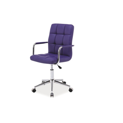 Καρέκλα γραφείου Q-022 οικολογικό δέρμα μωβ 87x45-55x51x40 DIOMMI 80-1432 Καρέκλα γραφείου Q-022 οικολογικό δέρμα μωβ 87x45-55x51x40 DIOMMI 80-1432