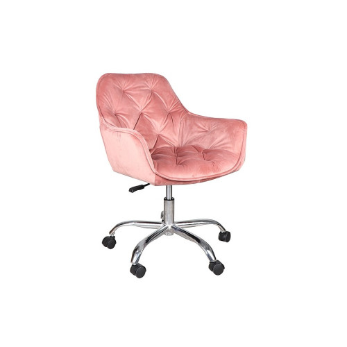 ROTARY CHAIR Q-190 VELVET ANTIQUE ROSE 52 DIOMMI OBRQ190VRA