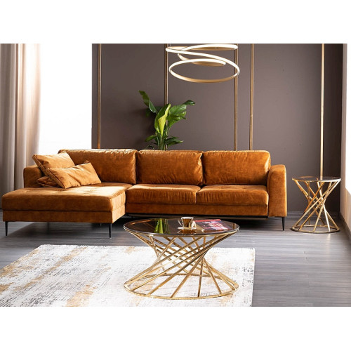 OTTAVIA B ΠΑΓΚΟΣ SMOKE GLASS AMBER / GOLDEN FI 50 DIOMMI OTTAVIABCTZL