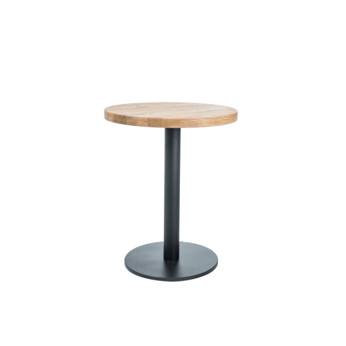 PURO II LAMINATE TABLE OAK/BLACK fi 70 DIOMMI PURO2LAMFI70