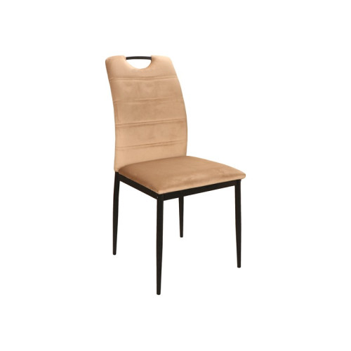 RIP VELVET CHAIR BLACK FRAME / BEIGE BLUVEL 28 DIOMMI RIPVCBE