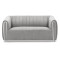 SANTORINI 2 SOFA GRAY TAP.198 / SILVER DIOMMI SANTORINI2SSZ