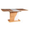 TABLE SYRIUSZ OAK WOTAN / WHITE MATT 120 (160) X80 IN DIOMMI SYRIUSZDWBM120IN