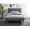 Επενδυμένο κρεβάτι Texas 120x200 με Ύφασμα  χρώμα Γκρι DIOMMI TEXAS120SZ