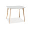 ΤΡΑΠΕΖΙ TIBI WHITE / WHITE OAK 90X80 DIOMMI TIBIDBB90