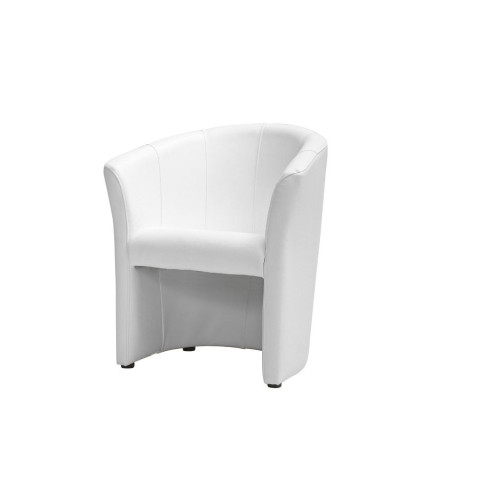 Πολυθρόνα οικολογικό δέρμα λευκό TM1BP 67x60x76 DIOMMI 80-185  Πολυθρόνα οικολογικό δέρμα λευκό TM1BP 67x60x76 DIOMMI 80-185