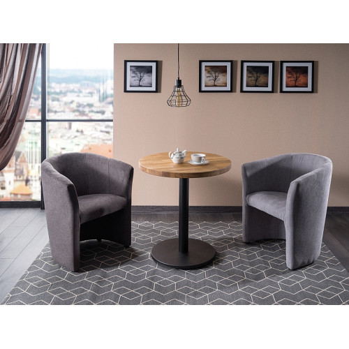 Πολυθρόνα βελούδινη γκρί TM1V14 60x67x76 DIOMMI 80-181  Πολυθρόνα βελούδινη γκρί TM1V14 60x67x76 DIOMMI 80-181