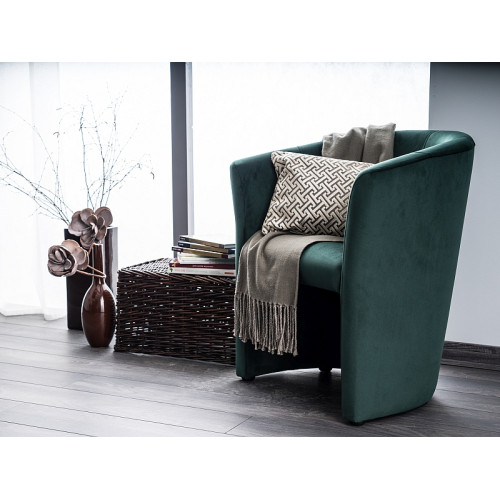 Πολυθρόνα βελούδινη πράσινη TM1V78 60x67x76 DIOMMI 80-182  Πολυθρόνα βελούδινη πράσινη TM1V78 60x67x76 DIOMMI 80-182