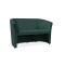 Καναπές TM-2 126x60x76cm βελούδινο πράσινο Bluvel 78/Wenge DIOMMI TM2V78